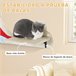 Prateleiras de Parede para Gatos Melamina de Madeira e Sisal Cru