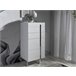 ANGEL CERDA Chiffonier branco e aço cromado Branco