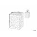 Beliani Mesa de jantar NORLEY 30x30 Castanho