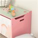 Baú de Brinquedos MDF ZONEKIZ 37 Rosa