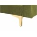 Beliani Sofá-cama Veludo ABERDEEN Verde