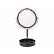 Beliani Espelho de maquilhagem SAVOIE 20x15 Rosa