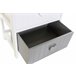 Gaveta de itens com 2 gavetas 40 Branco/cinza