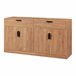 Aparador Varkaus 2 gavetas + 4 portas MDF Carvalho