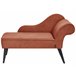 Beliani Chaise longue versão à direita Poliéster BIARRITZ Branco
