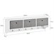Armário de corredor Sapateira + bengaleiro SoBuy FSR74-W+FRG282-W Branco