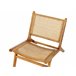 Beliani Silla de comedor MIDDLETOWN Natural
