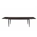Mesa de jantar extensível OLYMPIA castanha Castanho