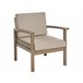 Beliani Conjunto lounge Madeira de acácia MANILA Castanho