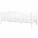 Beliani Cama nido Acero TULLE 92x209 Branco