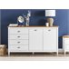 Beliani Aparador SHILLINGTON 150 Branco