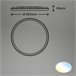 Plafon SLIM LED 1 18W 29cm circular marca BRILONER Branco