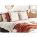 Beliani Almofada decorativa AGRIMONY Bege