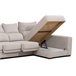 Chaise longue ARGOS Bege