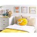 Beliani Almofada decorativa DHANBAD 40x50 Amarelo