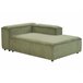 Beliani Chaise longue Bombazine ARDAL Verde