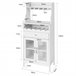 Aparador de cozinha FSB24-W SoBuy Branco