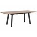 Beliani Mesa de jantar SALVADOR 90x160 Castanho