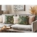 Beliani Cojín decorativo DAFFODIL 45x45 Castanho