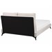Beliani Cama com estrado Chenille MELLE 195x240 Bege