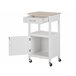 Beliani Carrinho de cozinha SIENA 48 Branco