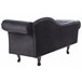 Beliani Chaise longue versão à direita Veludo LATTES Preto