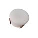 Puff redondo FALCO 50x36cm cor bege Bege