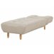 Beliani Chaise longue Poliéster ALSTEN Bege