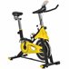 Bicicleta Estática Aço e ABS HOMCOM Preto/ amarelo