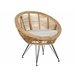 Beliani Conjunto lounge Rattan/vime MARATEA/CESENATICO Natural