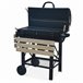 Serge barbecue a carvão, fumeiro, fumeiro americano Preto