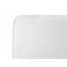 Beliani Cama com estrado Bouclé VALOGNES 192x220 Branco
