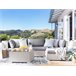 Beliani Conjunto lounge SANO Cinza Claro