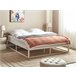 Beliani Cama com estrado Ferro VIRY 166x206 Branco