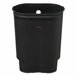 WELL HOME - Balde de pedal Siliflex em aço inoxidável Preto
