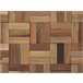 Beliani Mesa de centro GAMETI 45x45 Castanho