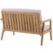 Beliani Conjunto de jardín Madera de acacia PALLANO Cinza Escuro