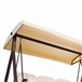 Baloiço de Jardim Metal e Poliéster Outsunny Bege