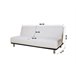Sofá cama pele sintética THIRD Branco
