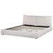 Beliani Cama com estrado Bombazine VINAY 196x233 Bege