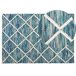 Beliani Pelos curtos BELENLI 140x200 Azul Claro