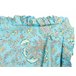 Beliani Almofada decorativa AMOENA Turquesa
