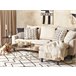 Beliani Almofada decorativa MAYS Branco/ Bege