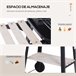 Barbecue a Carvão Metal e Porcelana Outsunny Preto