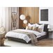Beliani Cama de água Poliéster ALBI 175x211 Cinza
