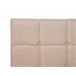 Beliani Cama continental Poliéster ADMIRAL 190x215 Areia