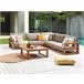 Beliani Conjunto lounge TIMOR Cinza Escuro