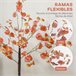 Árvore com Iluminação PP HOMCOM, casa - decoração Laranja