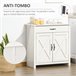 Aparador MDF, Melamina de Madeira HOMCOM Branco
