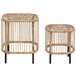 Beliani Conjunto lounge Rattan/vime MARATEA/CESENATICO Natural